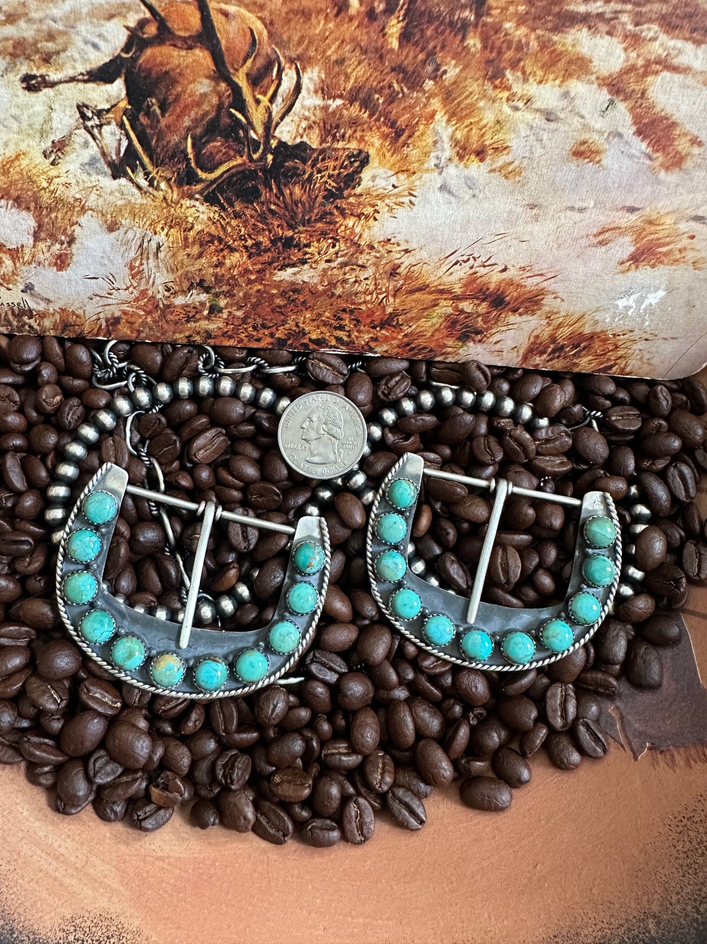 Turquoise buckles