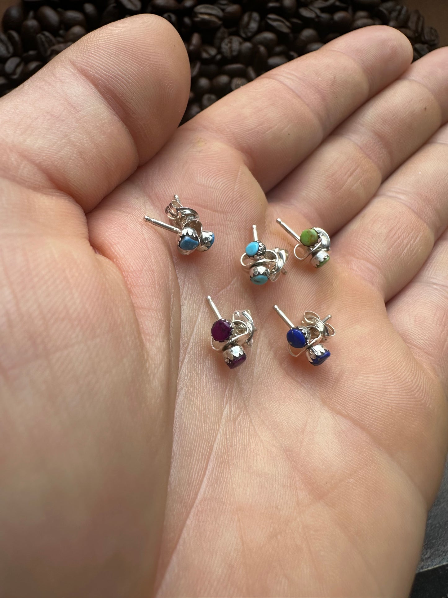 Colorful everyday studs