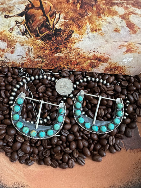 Turquoise buckles