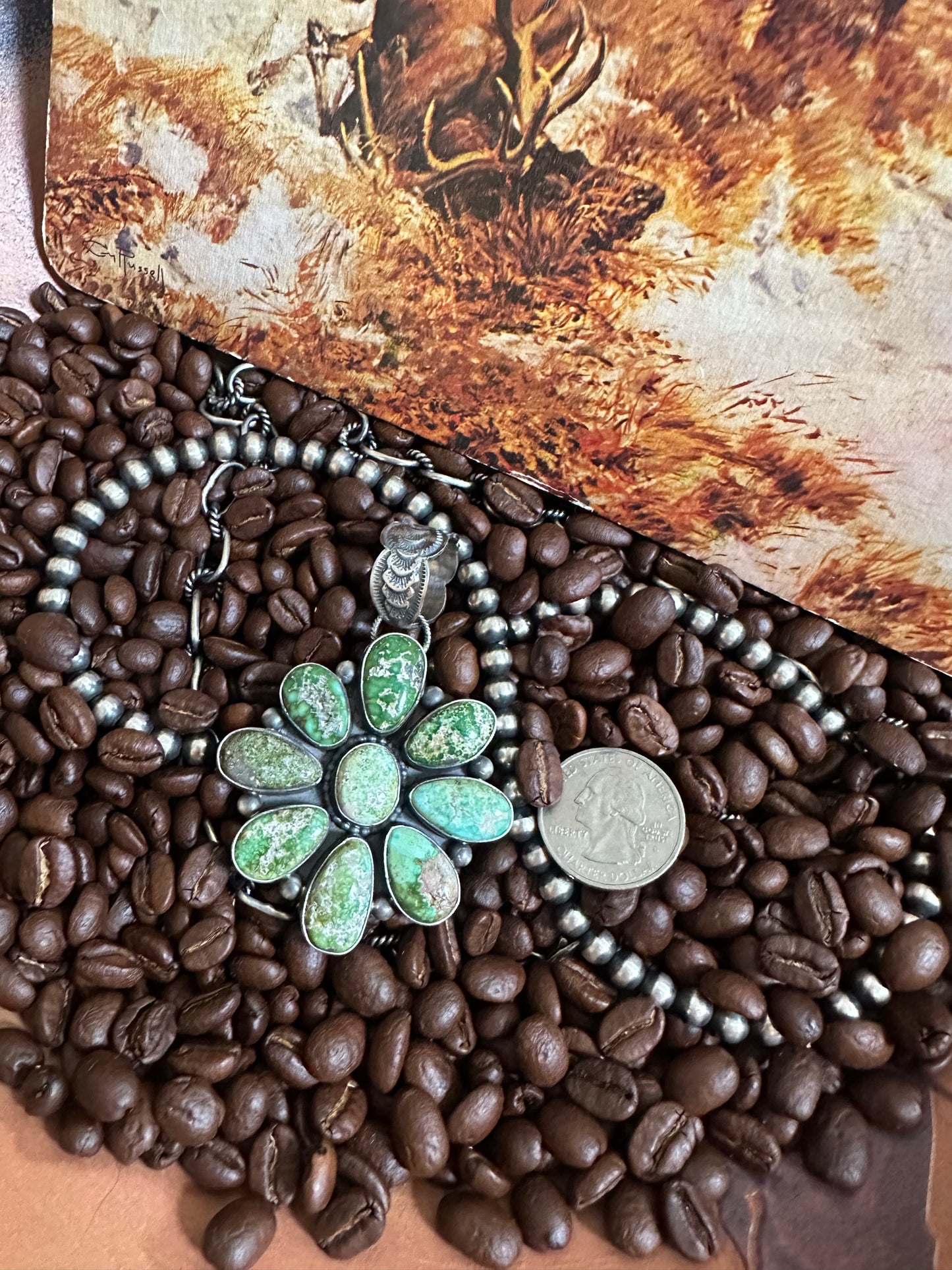 Timmothy Yazzie senoran gold pendent