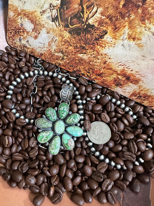 Timmothy Yazzie senoran gold pendent