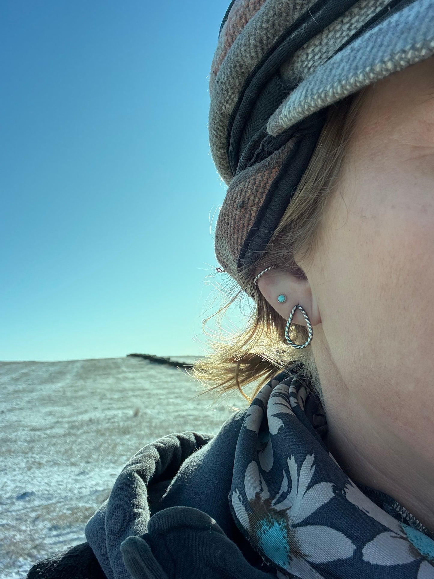 Plain-Twist teardrop