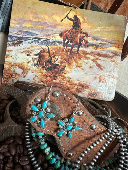 Hada floral dangles