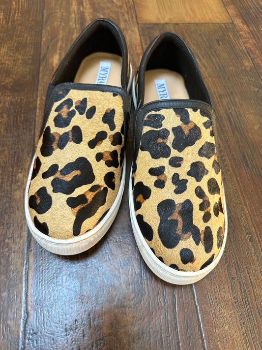 Cheetah loafers