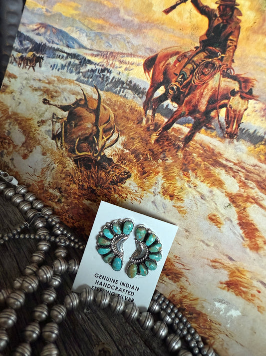 Turquoise crescent-green